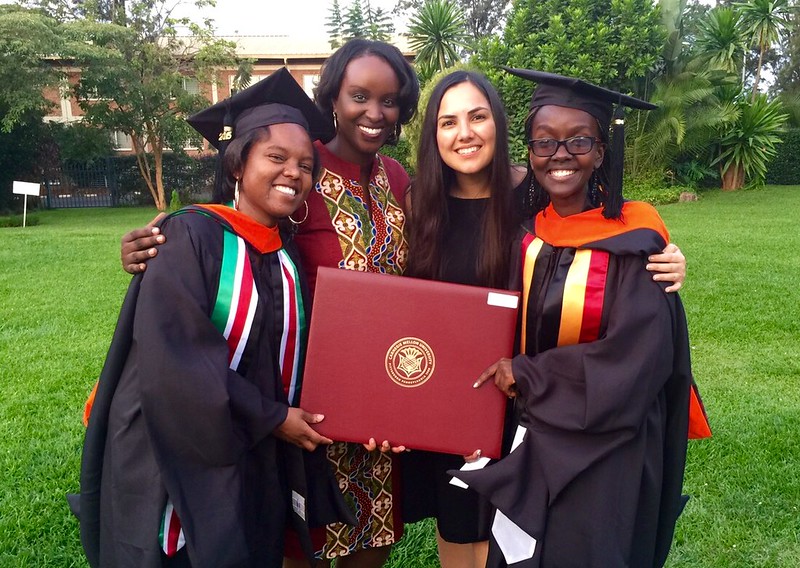 Graduates pose for picture