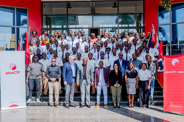 Group photo outside of CMU-Africa